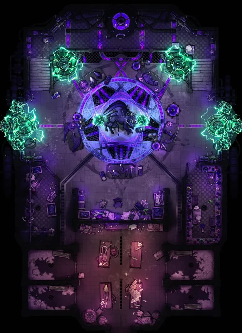 Chimera Creation Forge map, Violet variant