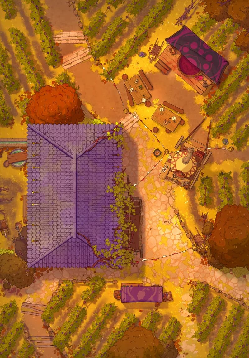 Vivid Vineyard map, Festivities variant