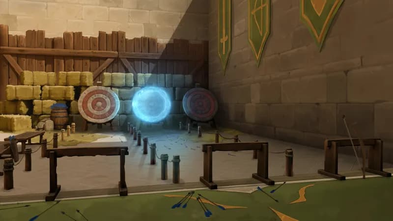 Palace Guard Chambers map, Shield Spell variant