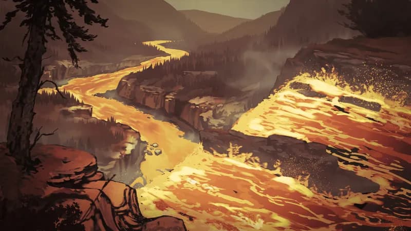 Impending Waterfall map, Gold variant