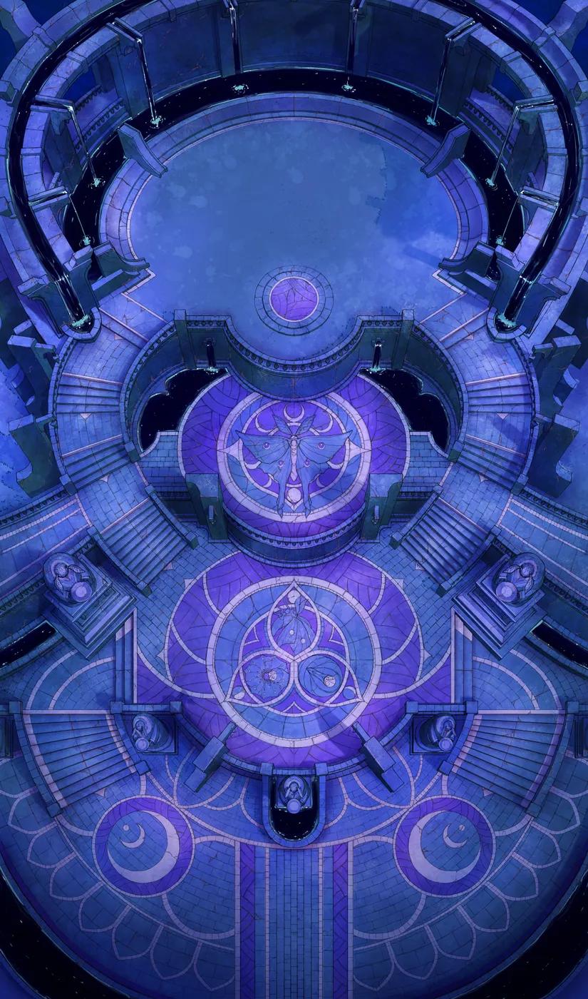 Moth God Temple map, Empty variant
