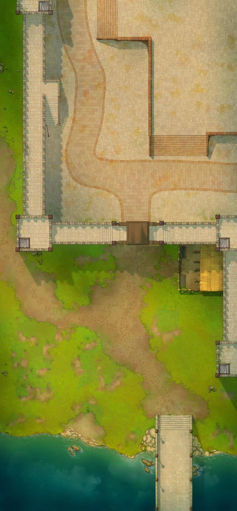 Market City Walls map, Empty Day variant