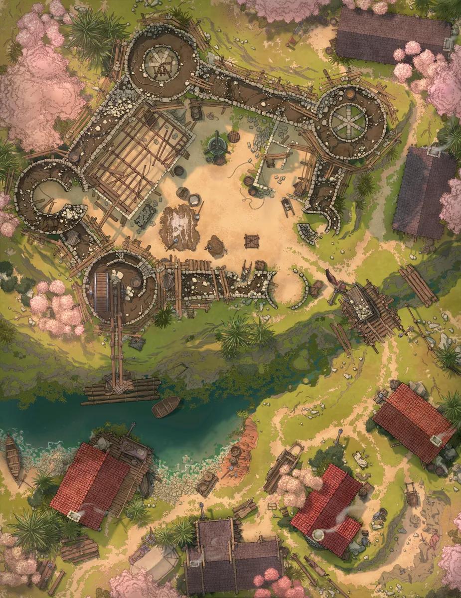 Castle Construction map, Spring variant