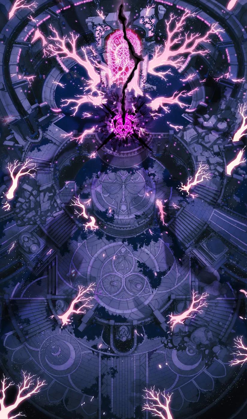 Moth God Temple map, Ritual variant