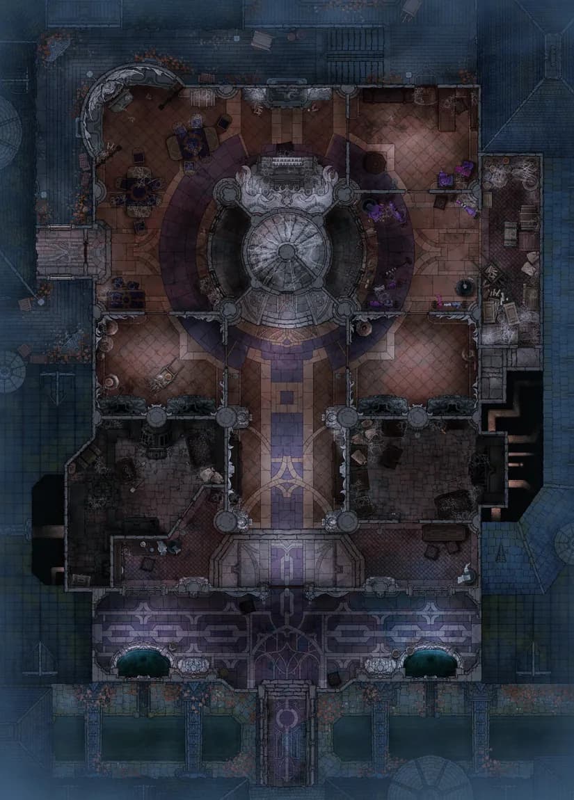 Calefactory map, Abandoned variant