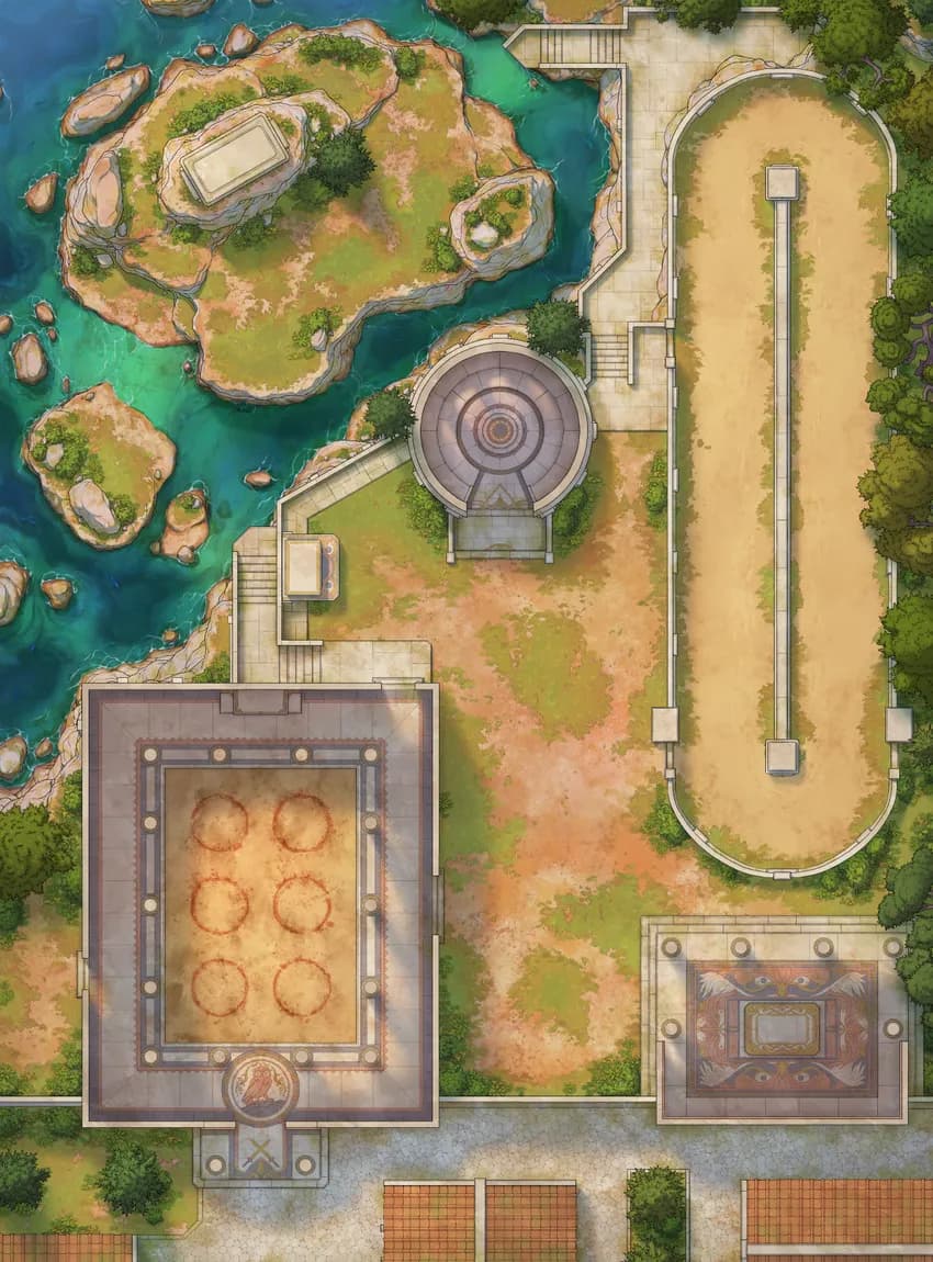 Training Grounds map, Empty variant