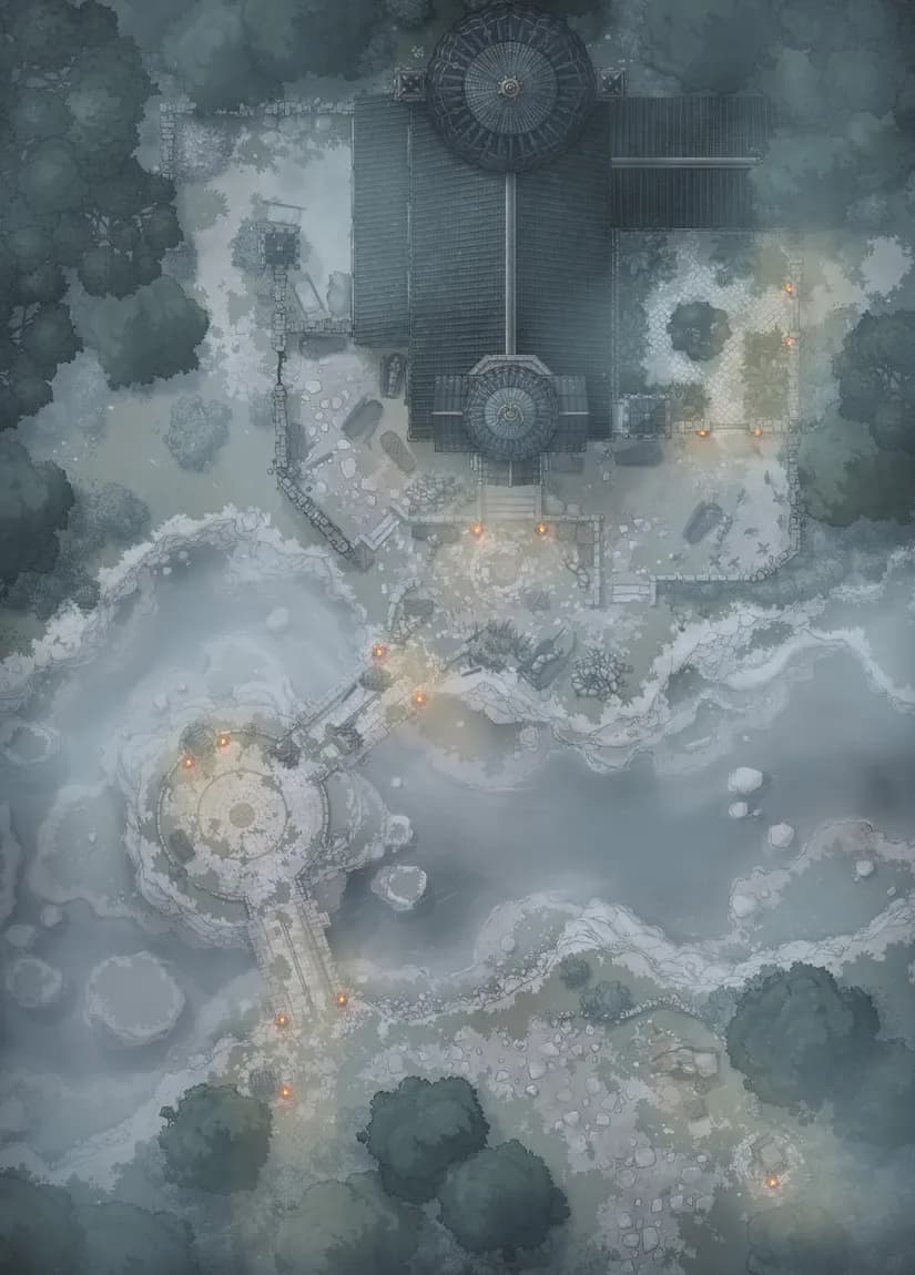 Celestial Chapel map, Fog variant