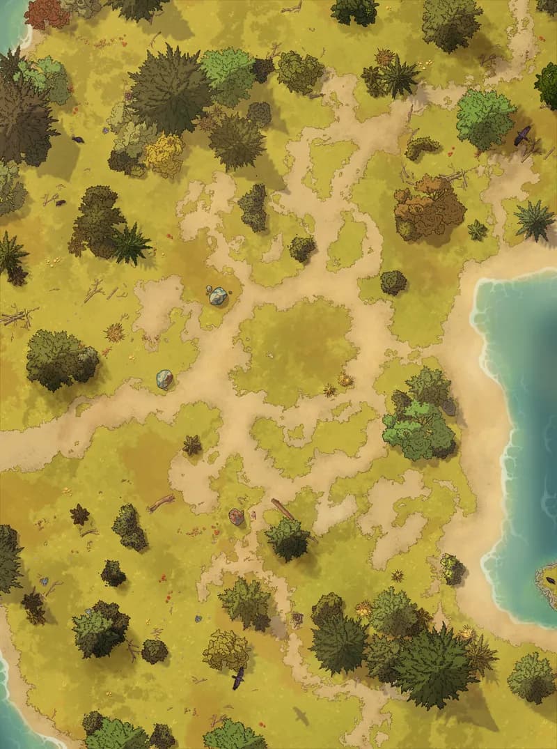 Viking Market map, Natural Day variant