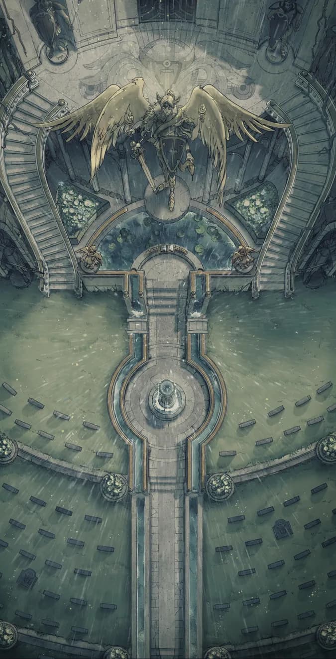 Imperial Graveyard map, Rain variant