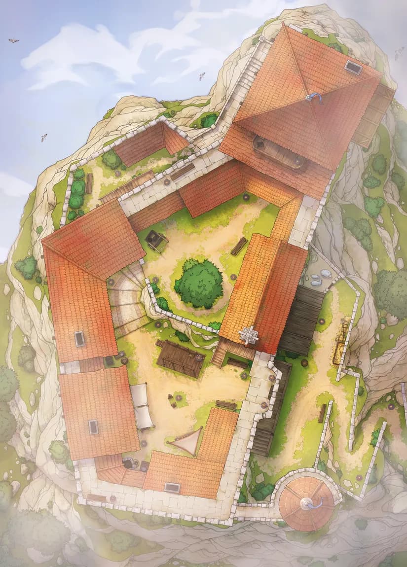 Island Toll Castle map, Sky variant