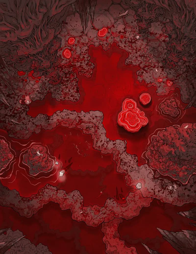 Healing Cave Spring map, Bloodpit variant