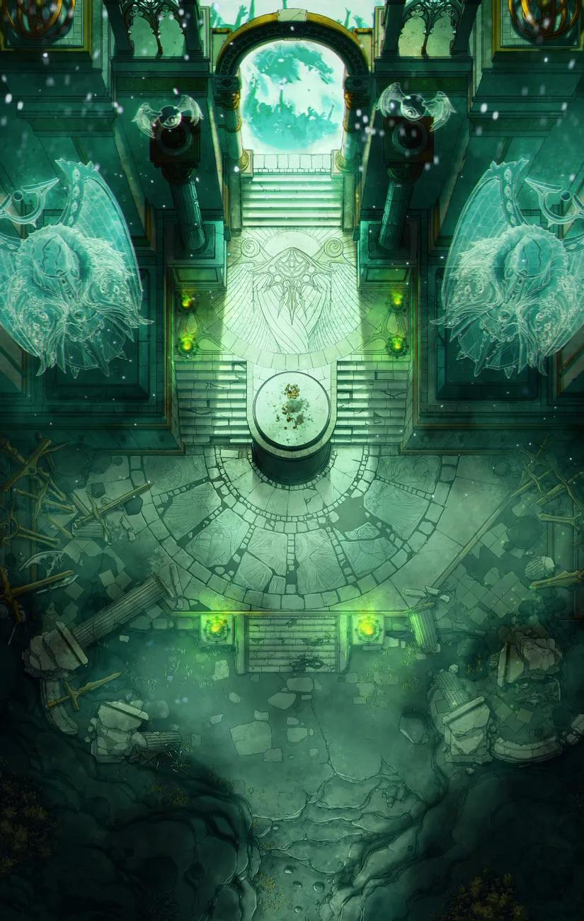 Gate of Angels map, Haunted variant