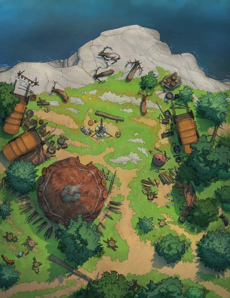 Lakeside Respite map, Duck Vs Crab variant