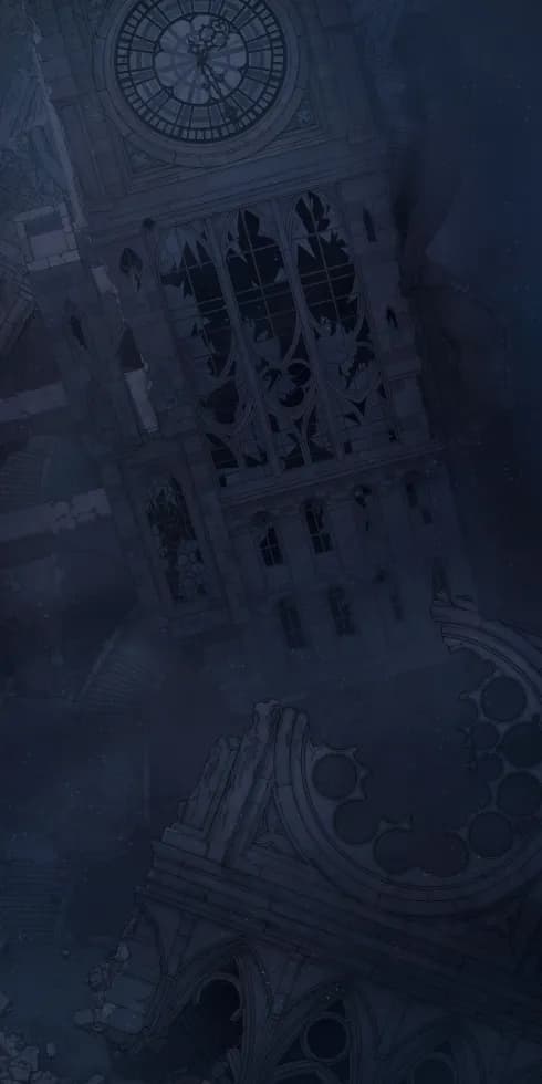 Chrono Chaos Ruins map, Destruction Night variant