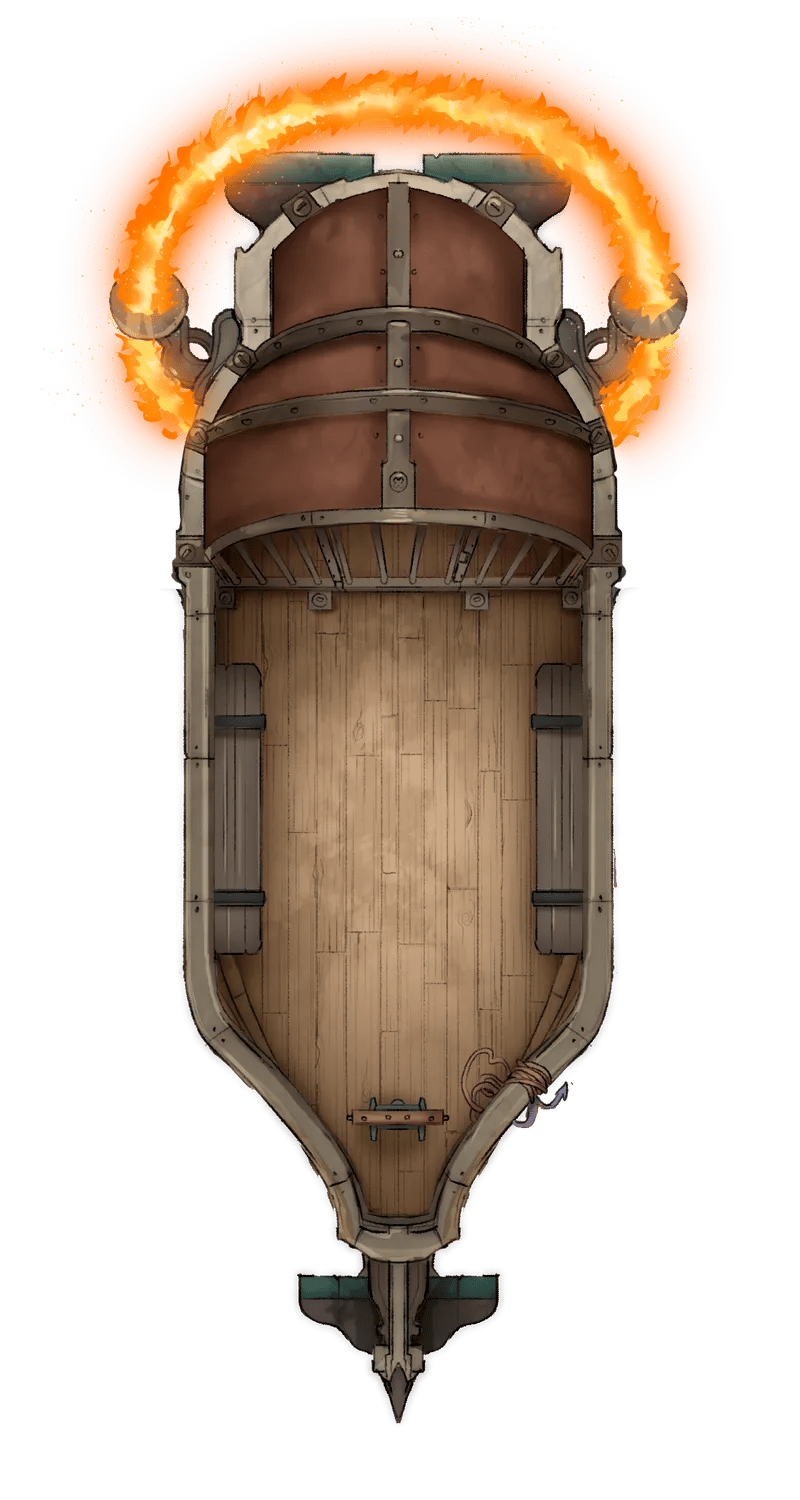 Airships! Pt. 3 map, Elemental Caged Carriage variant