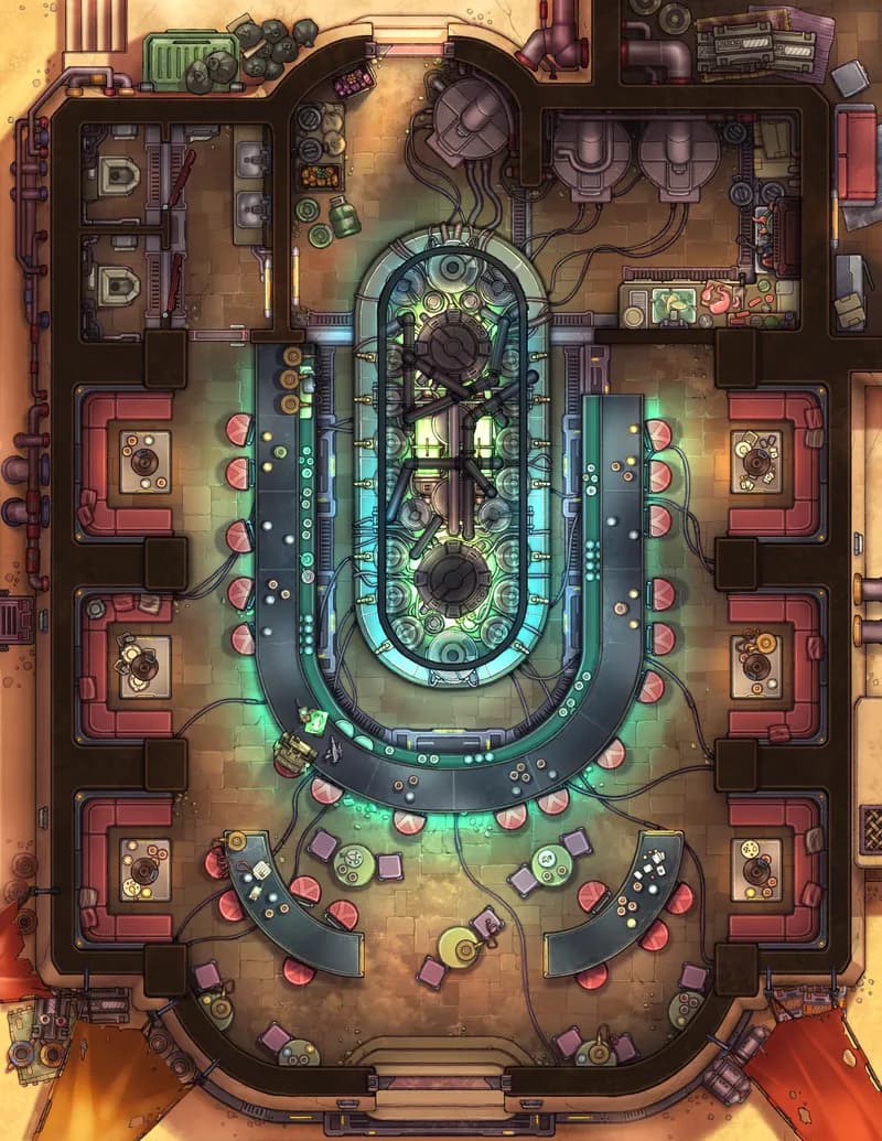 Desert City Tavern map, Original Day variant