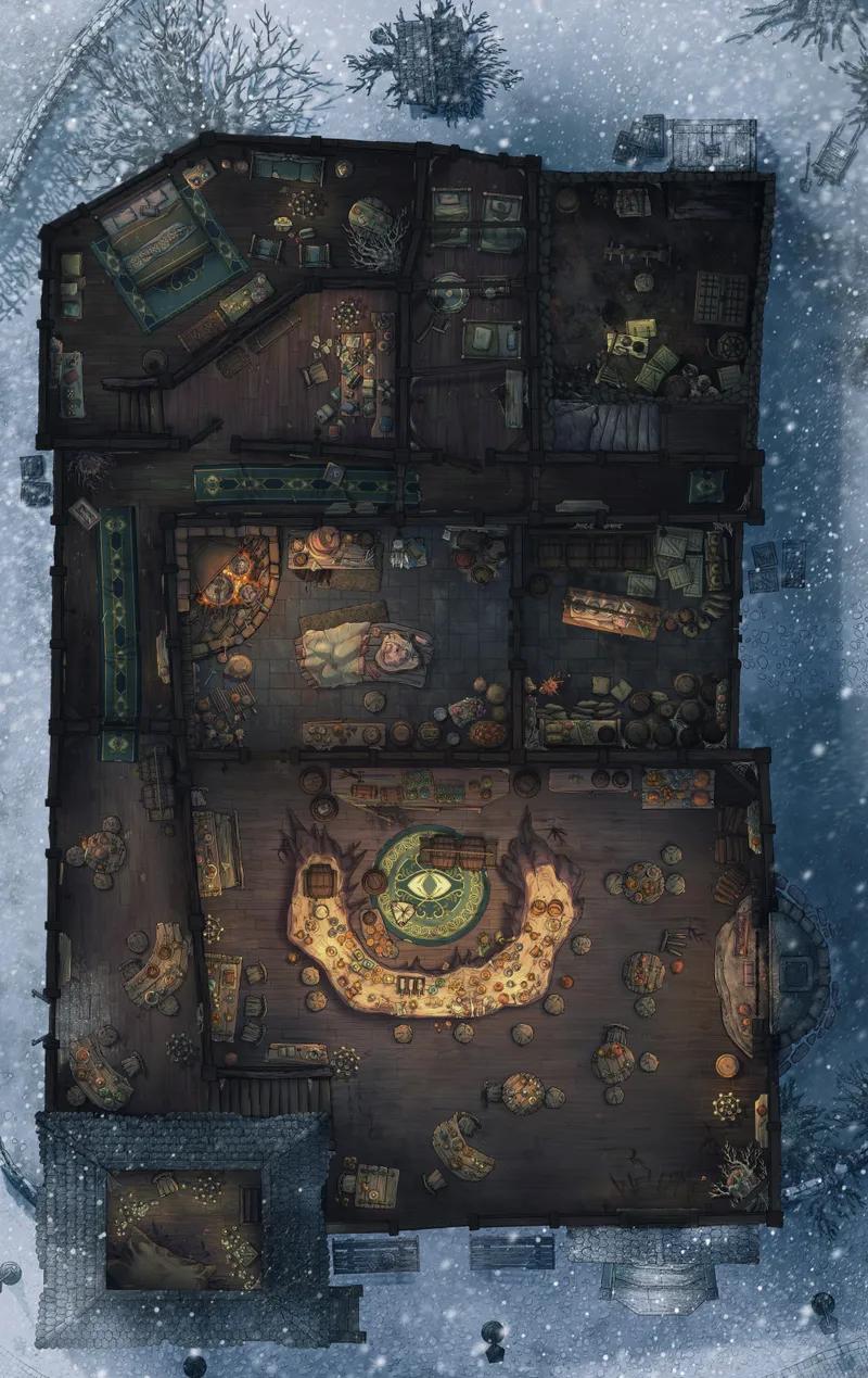 Twisted Tavern map, Winter variant