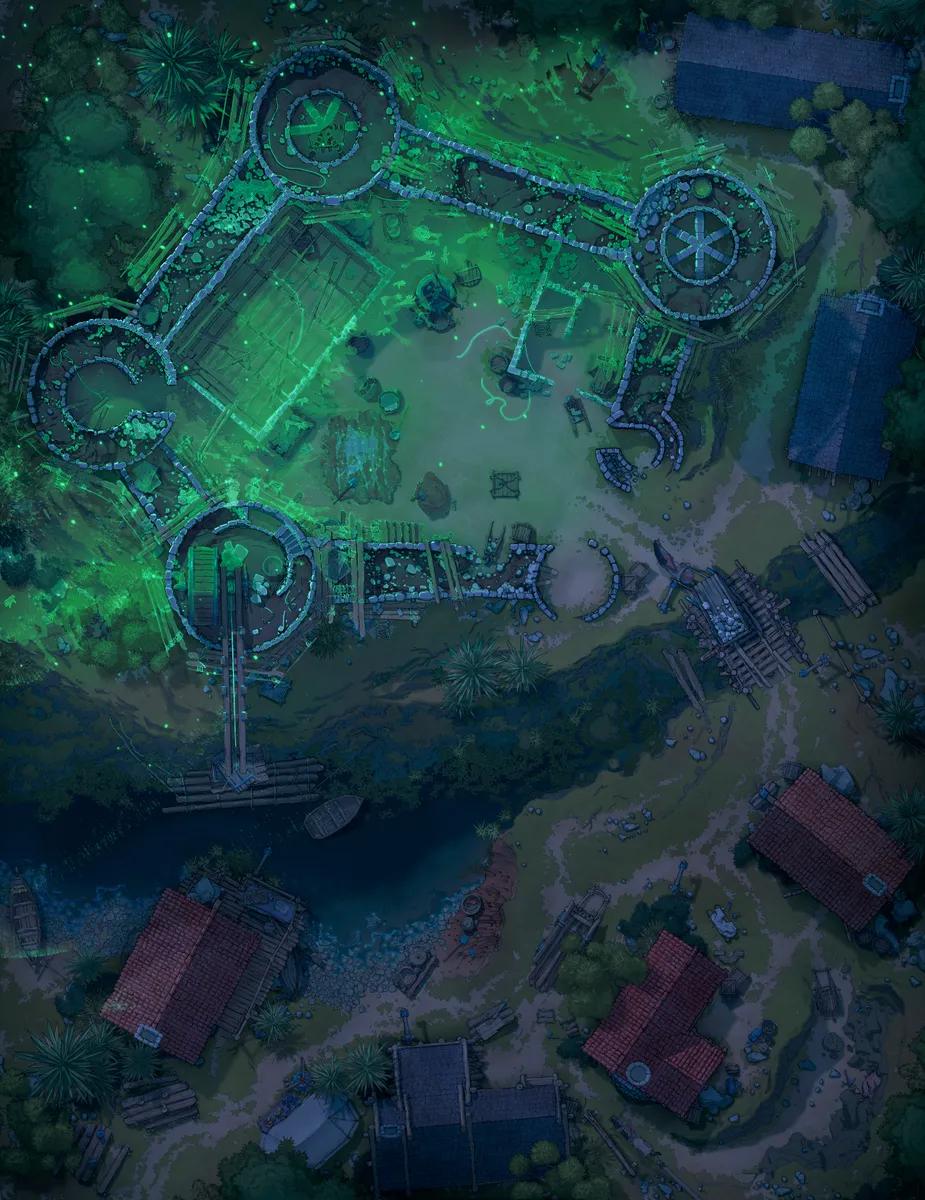 Castle Construction map, Haunted variant