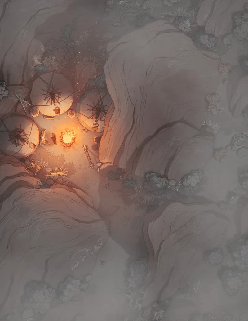 Garden of the Gods map, Fog variant