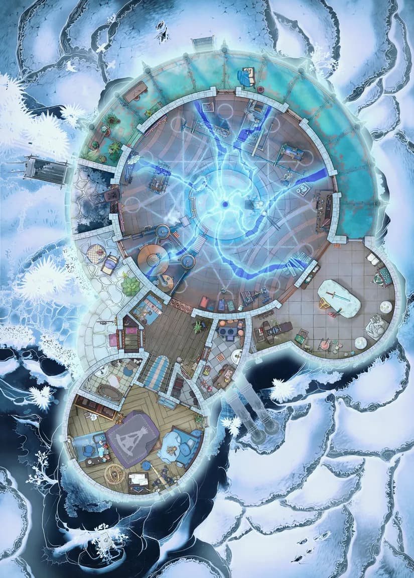 Forge of the Wizard Blacksmith map, Distortion variant