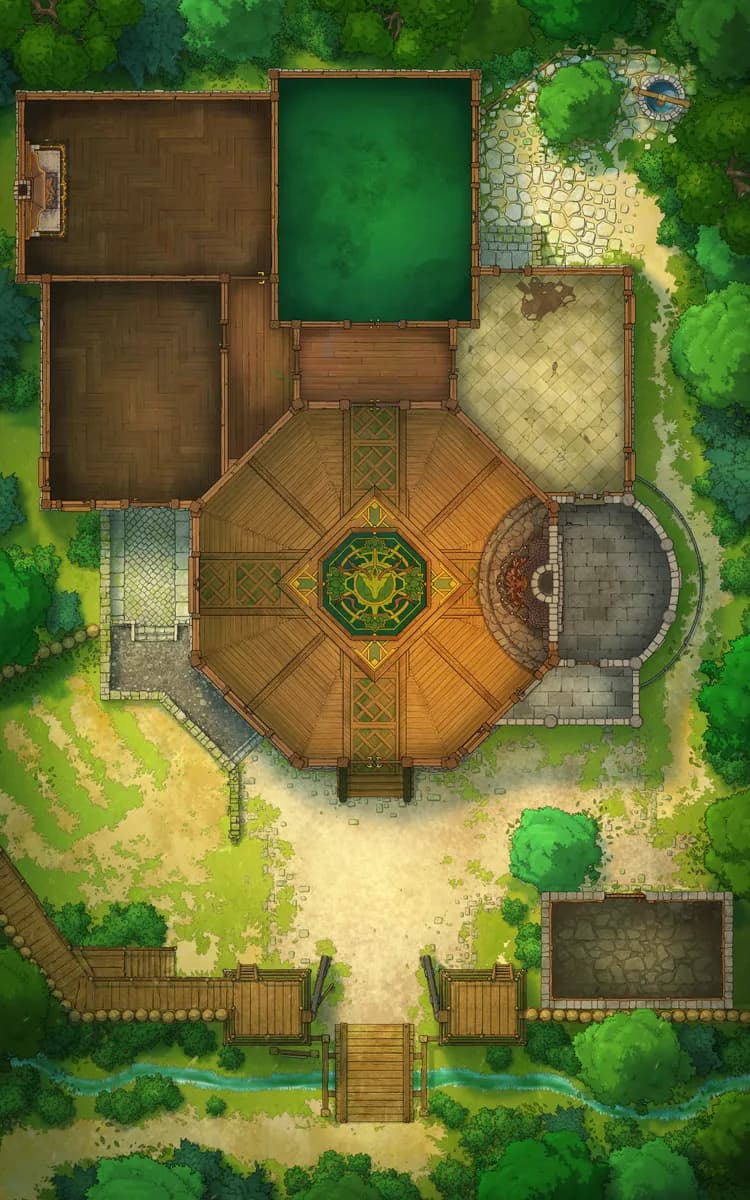 Village Hunting Guild map, Empty Day variant