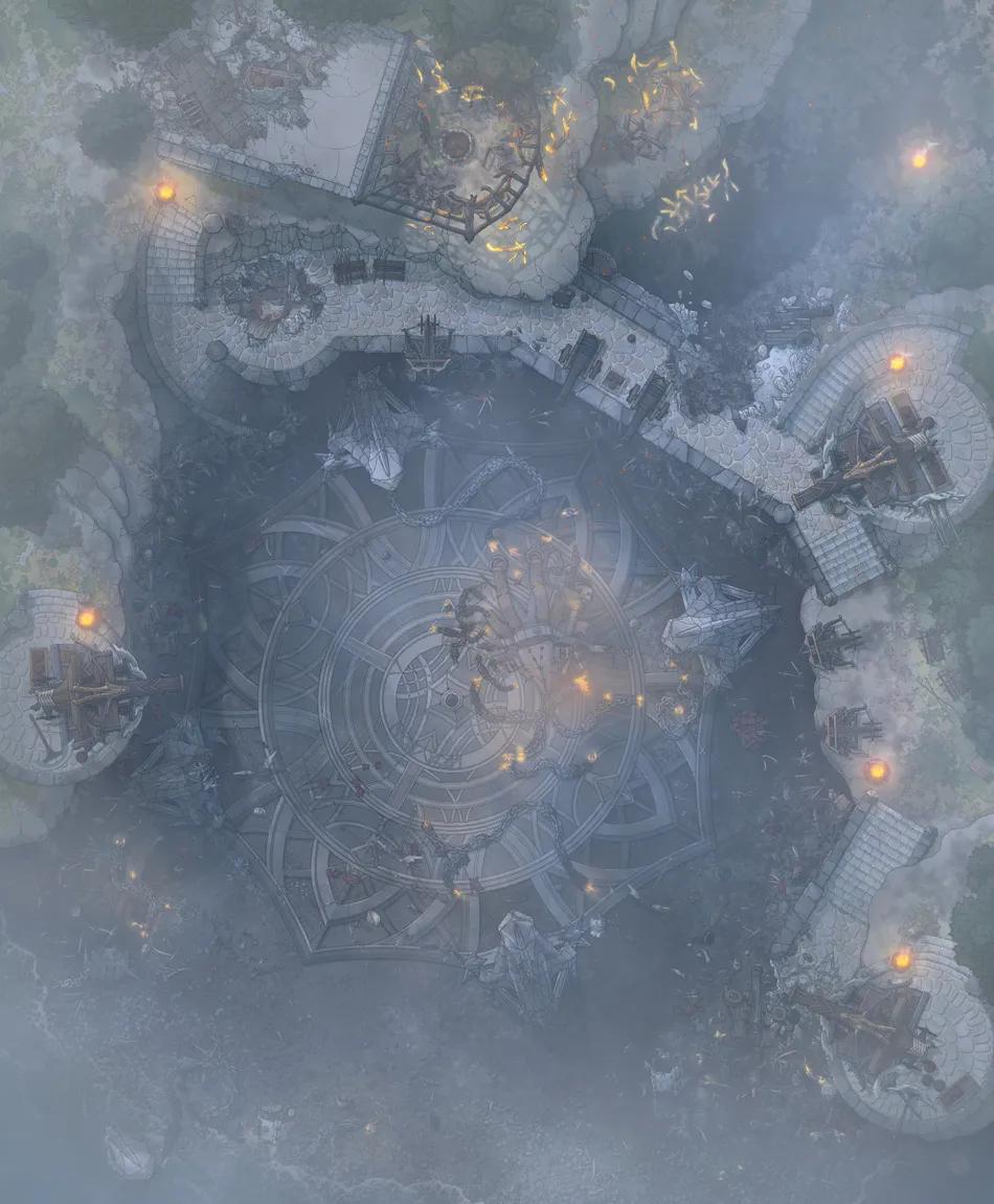 Dragon Enclosure map, Fog variant