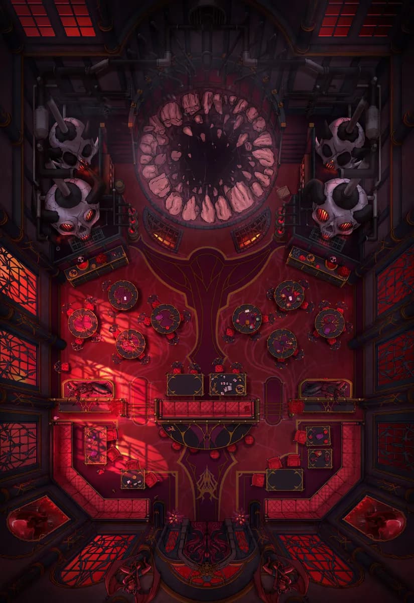 Hell's Cocktail Lounge map, Maw variant