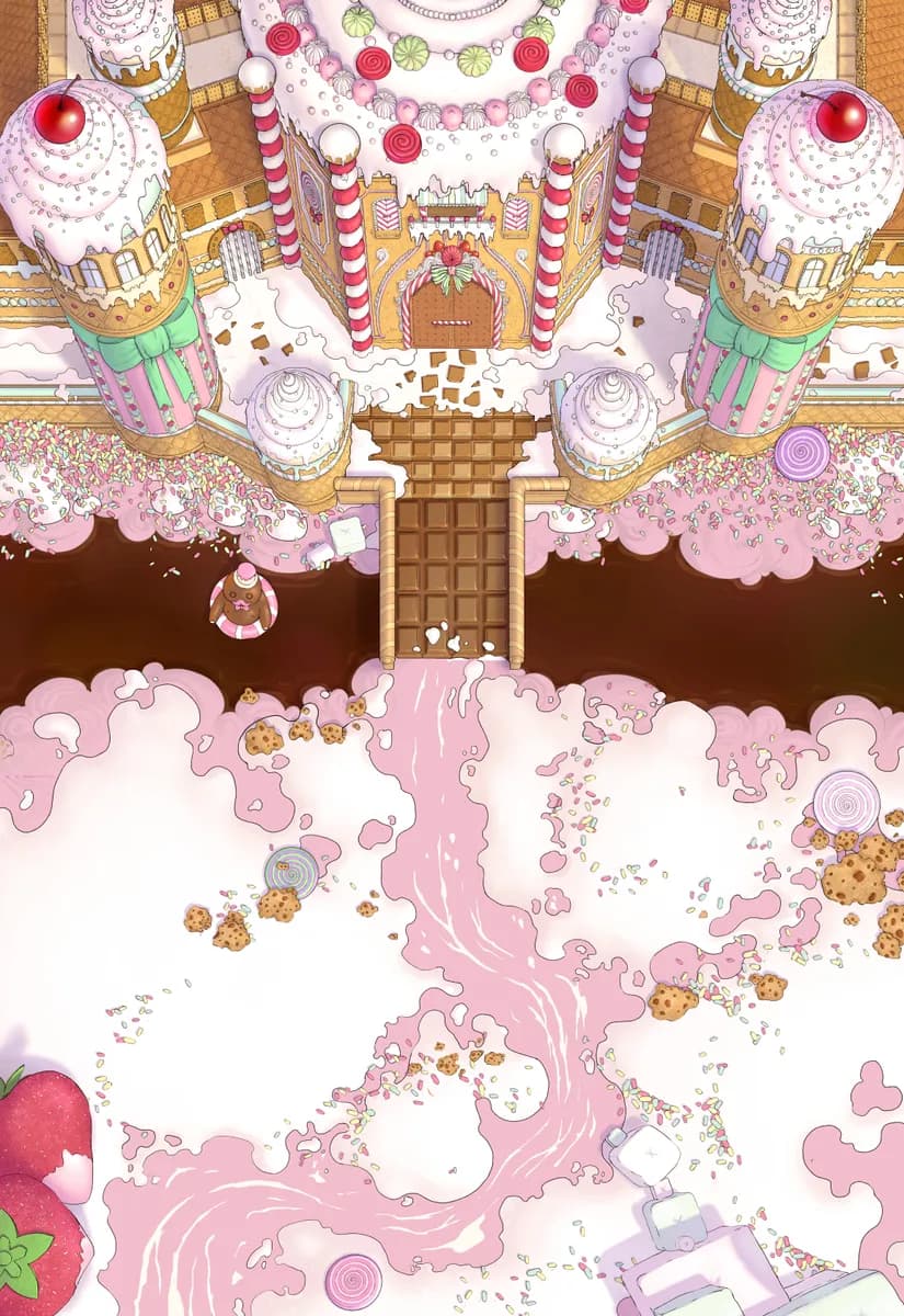 Candy Castle map, Ice Cream Castle variant