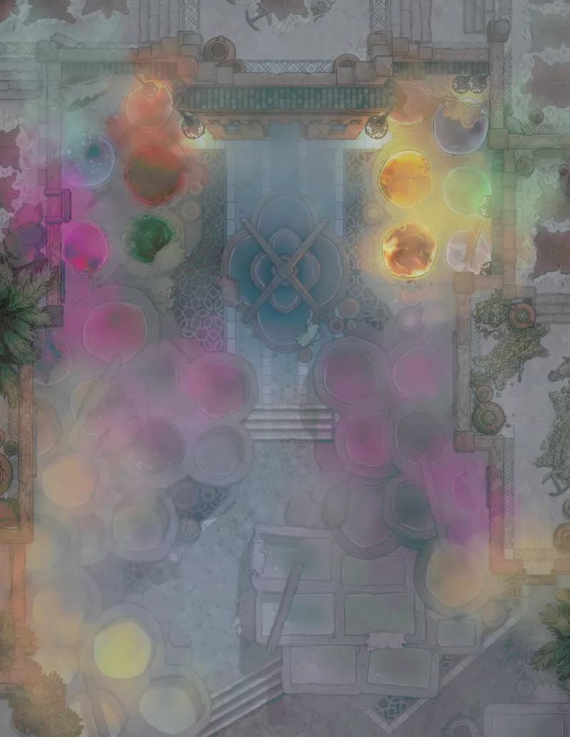 Magical Tannery map, Fog variant