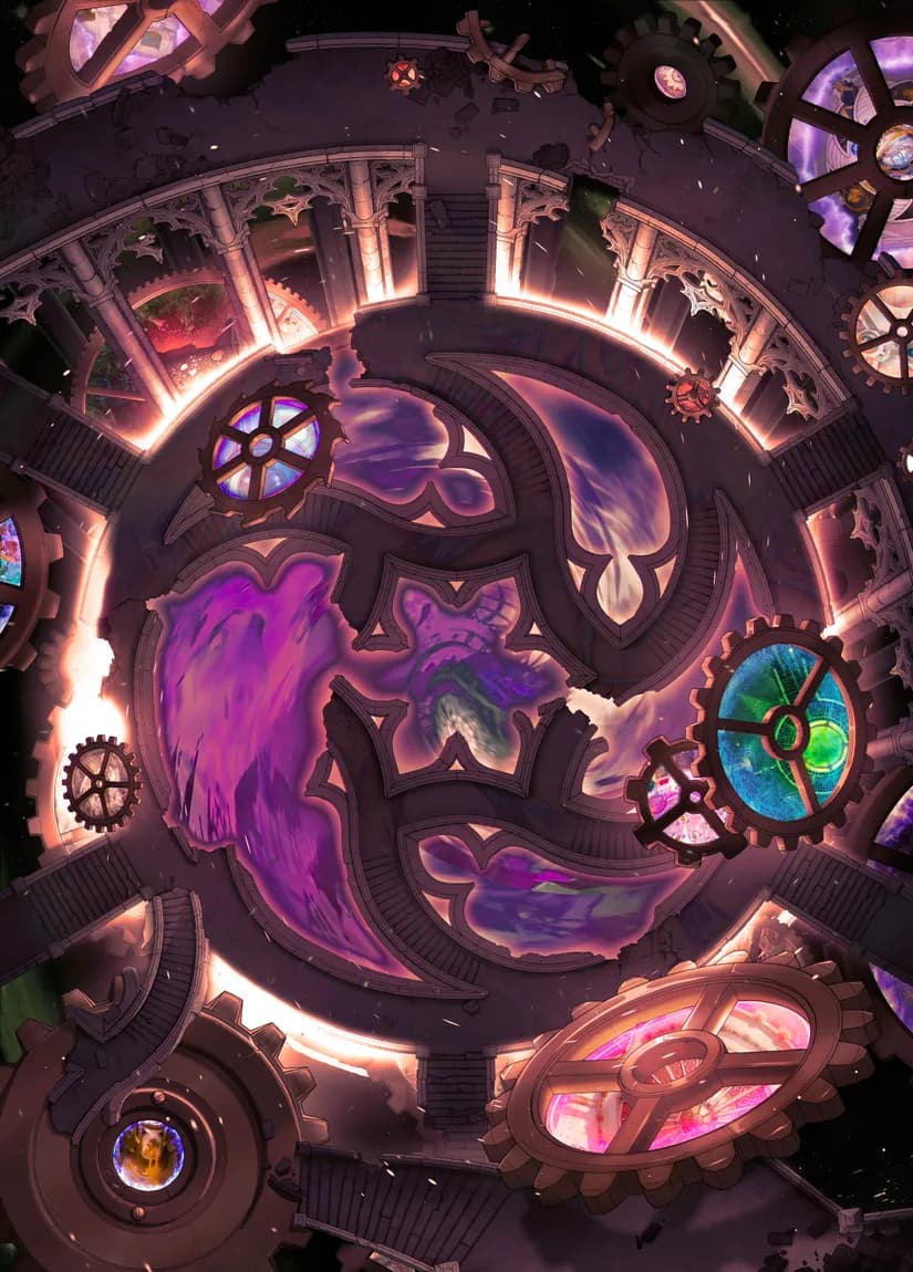 Chrono Chaos Ruins Interior map, Portals variant