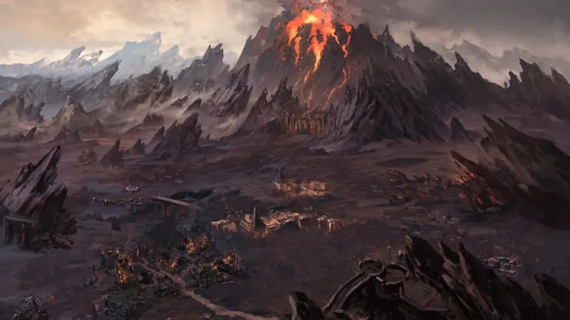 Dragon's Domain map, Wasteland variant