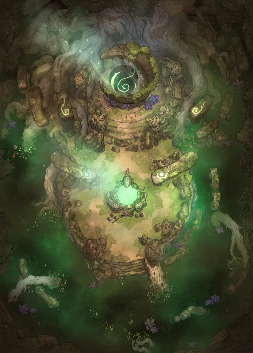 Mysterious Druid Grove map, Toxic variant