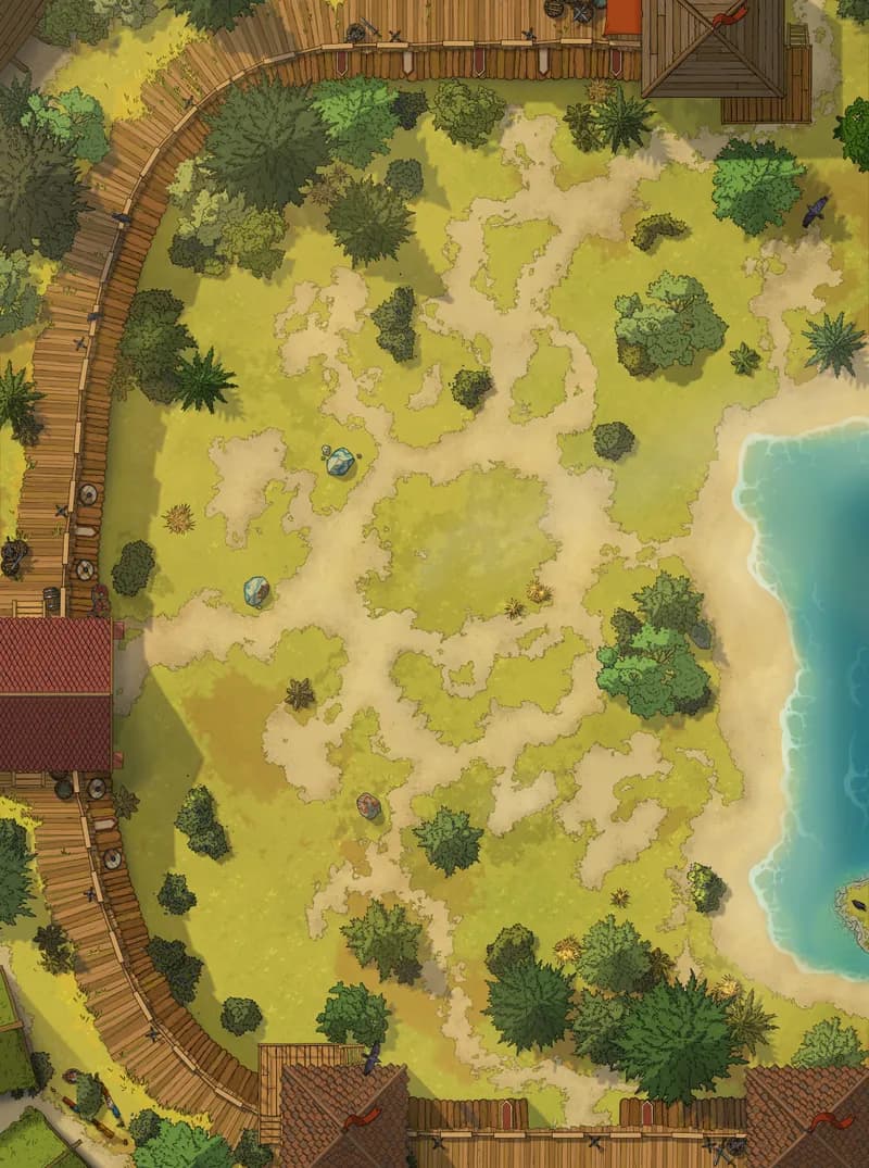 Viking Market map, No Market Day variant