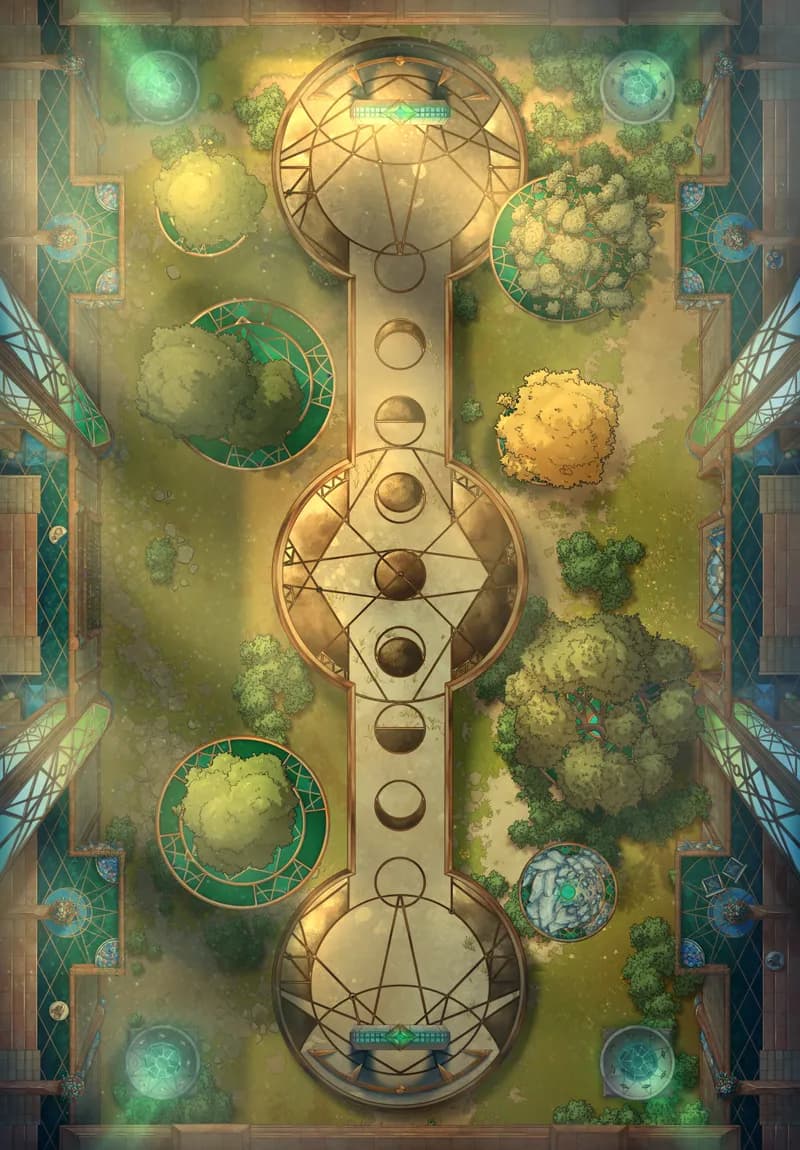 Magical Tournament Arena map, Earth Arena variant