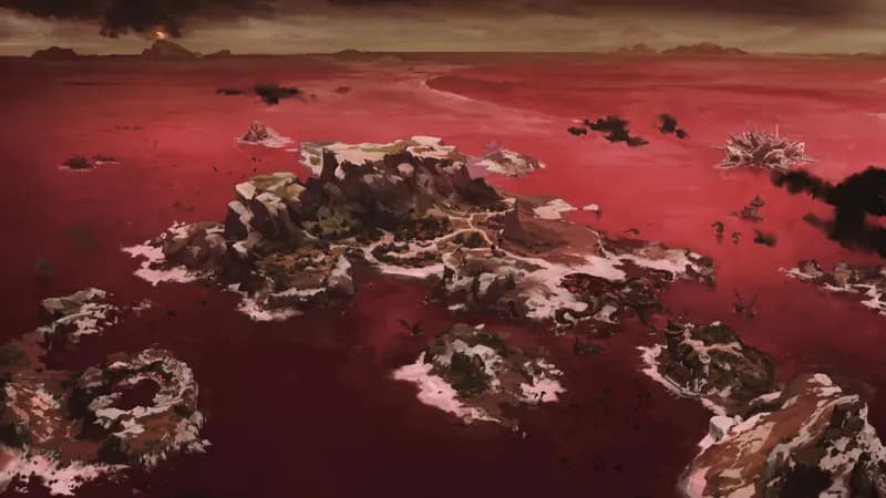 Pirate Islands map, Blood variant