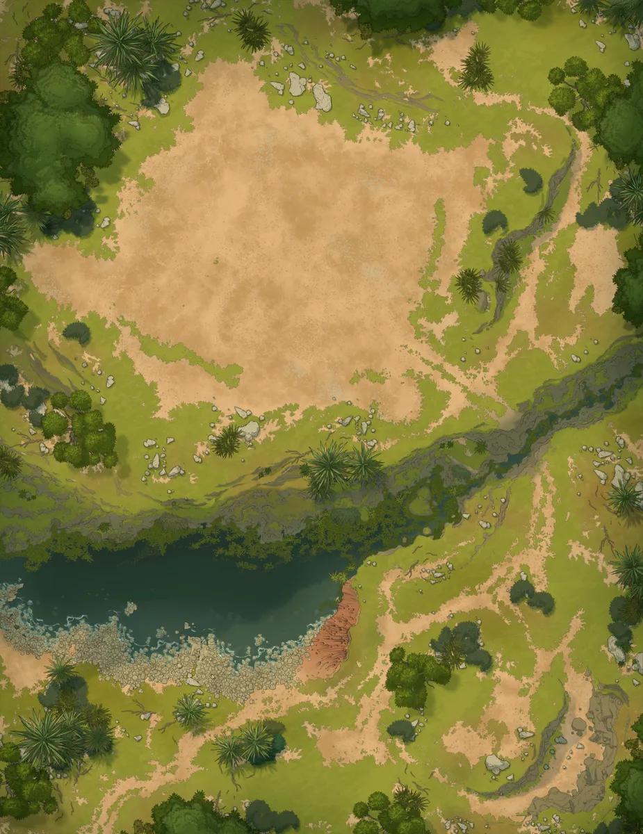 Castle Construction map, Natural Day variant