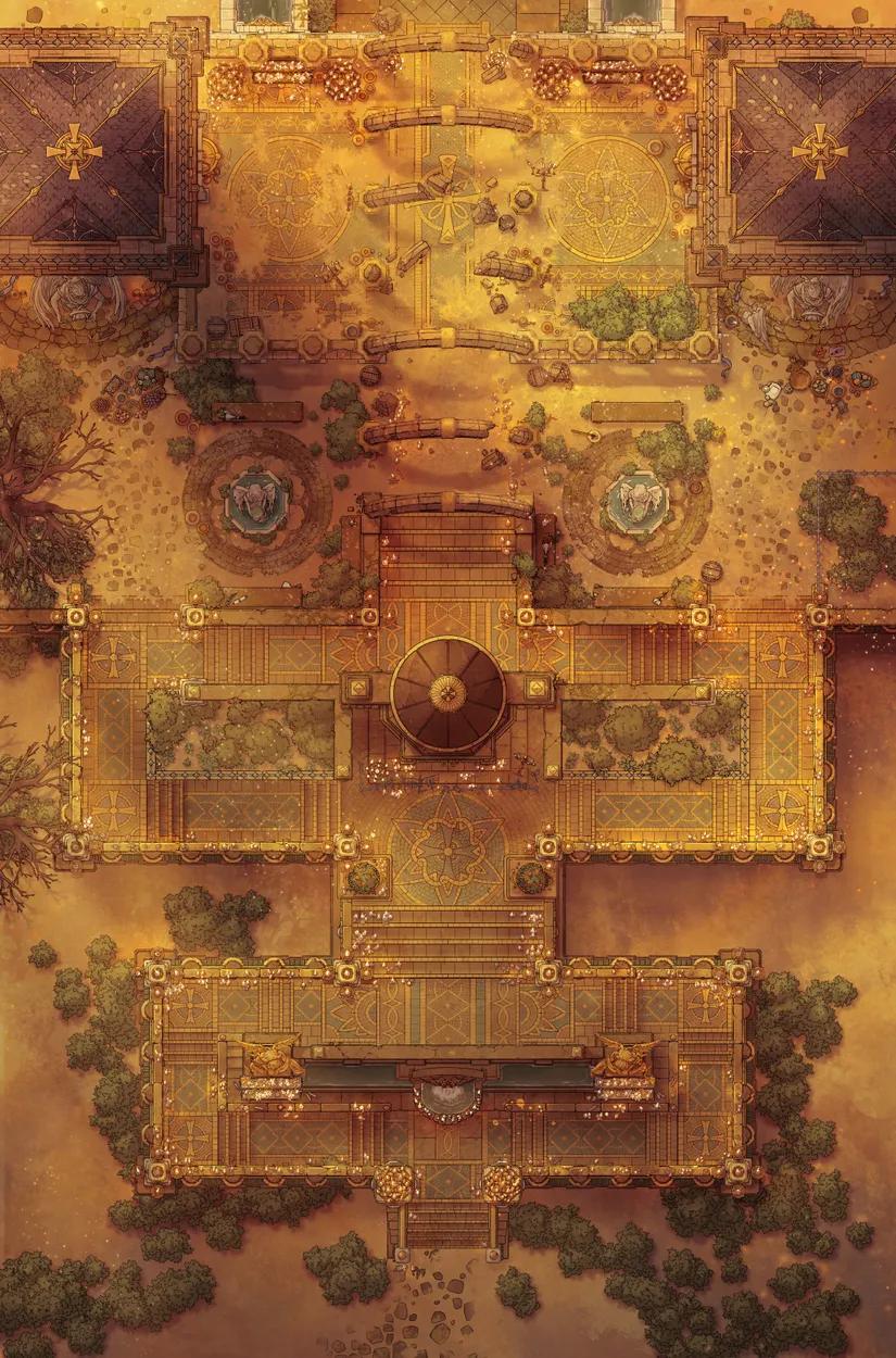 Candlestair Shrine map, Desert variant