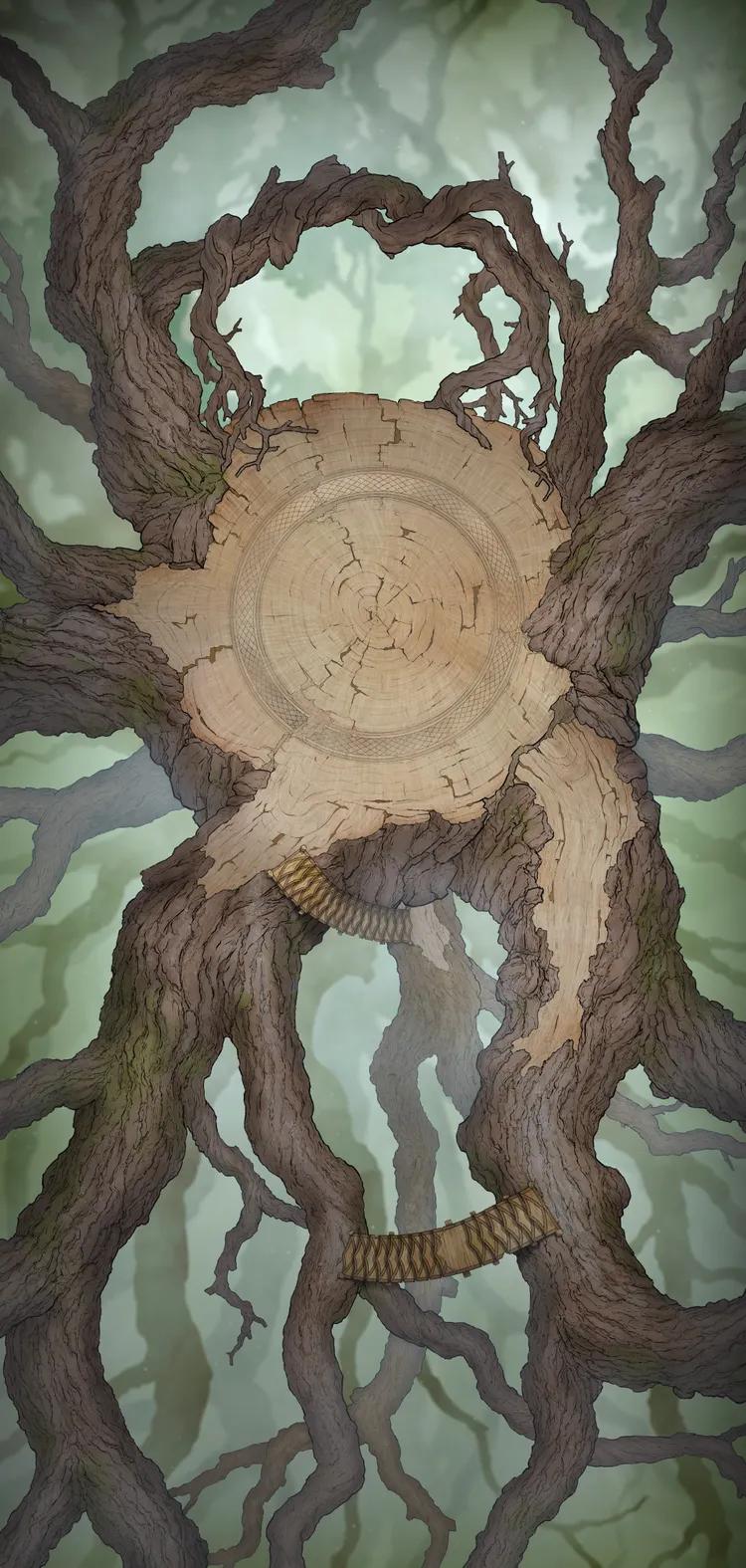 Yggdrasil Treetop map, Natural variant