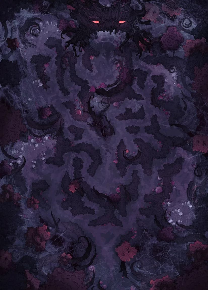 Haunted Hollow map, Spiders variant