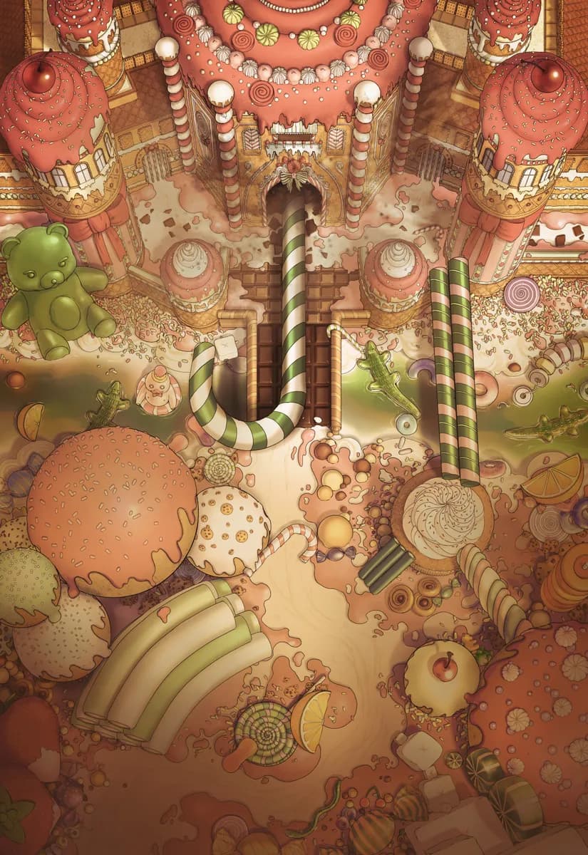 Candy Castle map, Siege variant