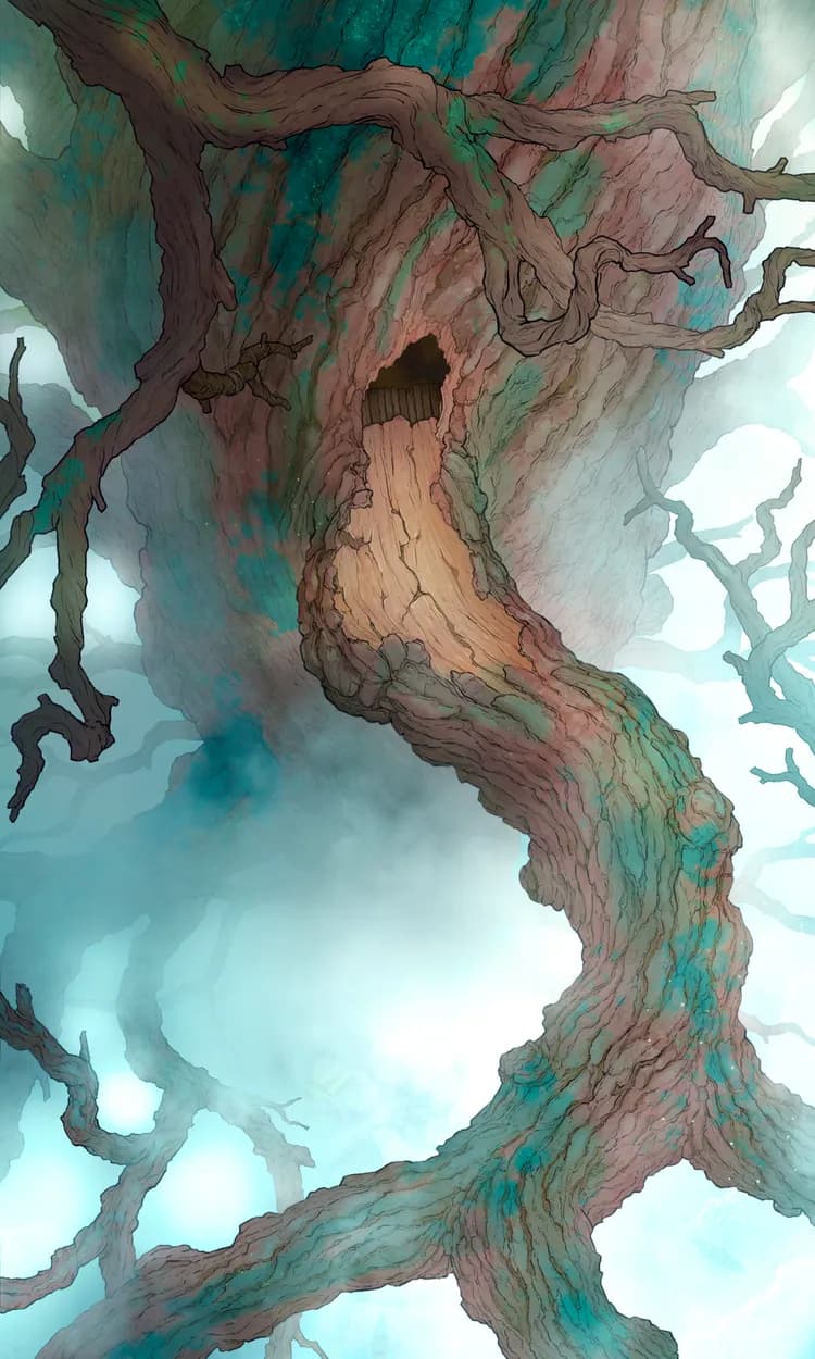 Yggdrasil Branch Overlook map, Natural Day variant