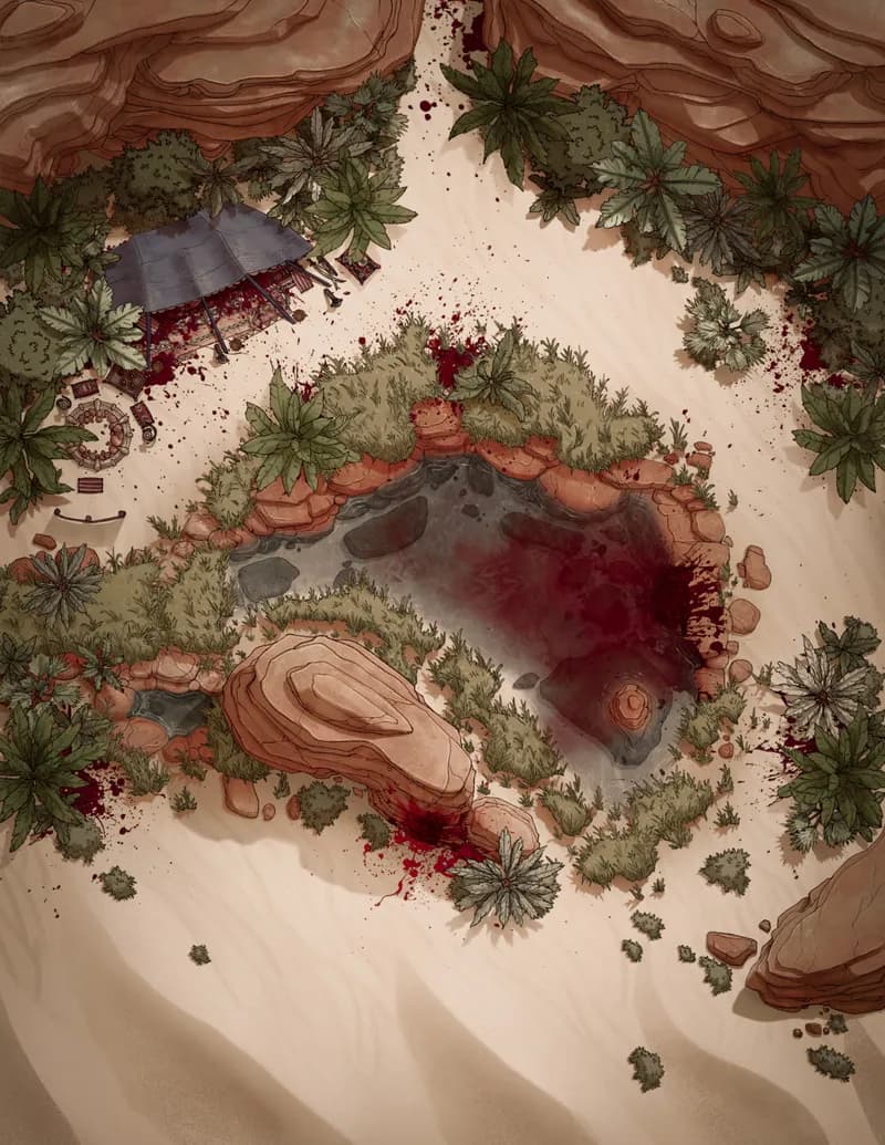 Verdant Oasis map, Massacre variant