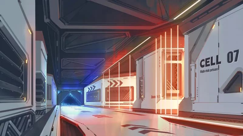 Odobenus Prison Ship Corridor map, Original Day variant