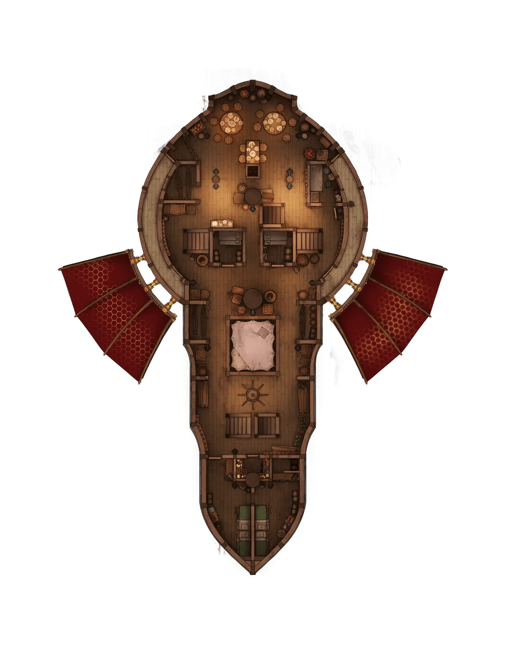 The Crystal Veil map, Solar Sails Level 1 variant