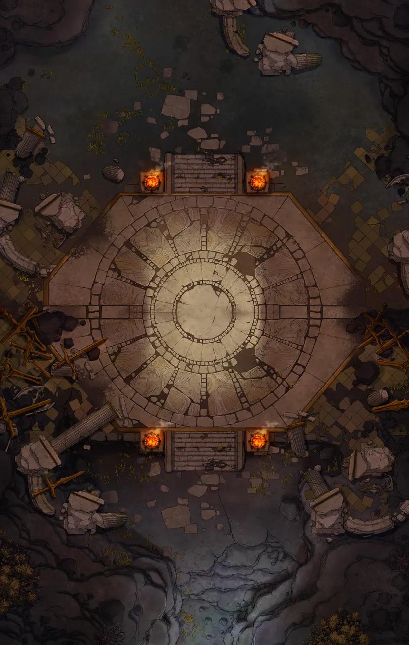 Gate of Angels map, Platform variant