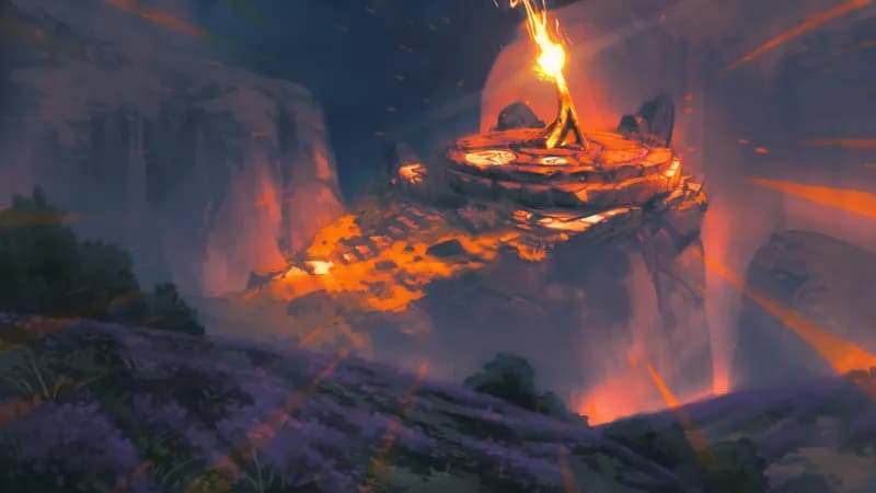 Giant Ancient Sundial map, Fully Charged variant