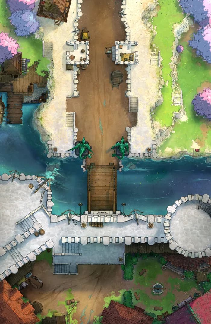 River Stronghold map, Spring variant
