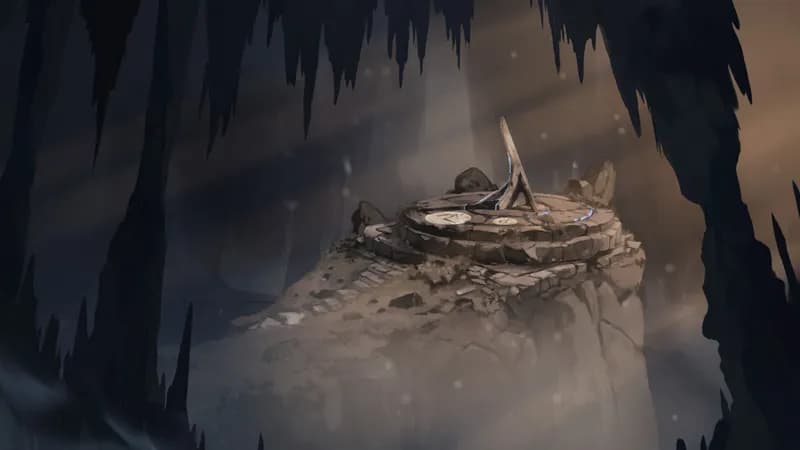 Giant Ancient Sundial map, Cave variant