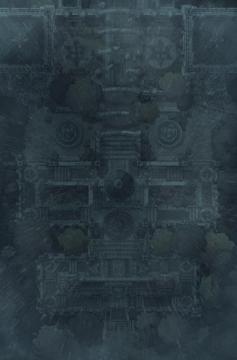 Candlestair Shrine map, Rain variant