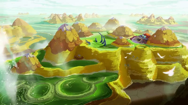 Sulphur Planet map, Original Day variant